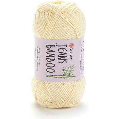 Yarn Art Jeans Bamboo 103 jemná pastelově žlutá