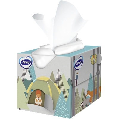 Zewa Facialдетски кърпички за лице 3пл KidsBox 3D 60бр (z-68521)