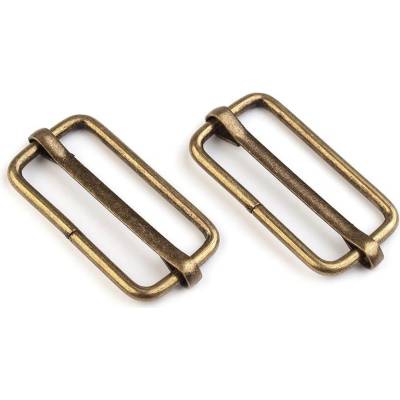 Posunovač na popruhy šíře 33 mm 3 staromosaz – Zboží Dáma