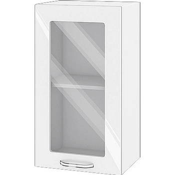 ИРИМ Горен кухненски шкаф Сити БФ-Бяло гланц-05-202 40 см