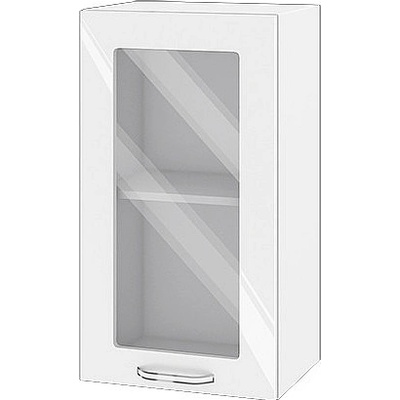 ИРИМ Горен кухненски шкаф Сити БФ-Бяло гланц-05-202 40 см