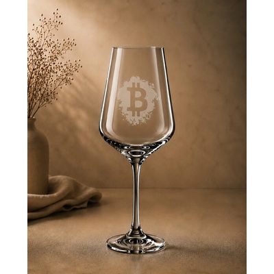 Crystalex Sklenice na víno Bitcoin Objem: 350 ml