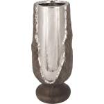 Eurolamp Подсвечник 25x11 cm сребрист/кафяв (EU0761)