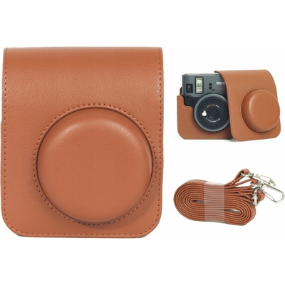 LoveInstant Pouzdro na fotoaparát Fujifilm Instax Mini 41 Hnědé