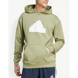 Adidas Future Icons Badge of Sport M Hoodie Green - magazinko