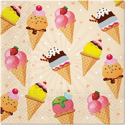 PAW servítky L Ice Cream 33x33cm