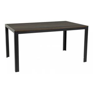 Mira-N HORECANO Правоъгълна маса 156x78xh74 см PLASTIC WOOD КАФЯВА (SAK-156) (0195337)