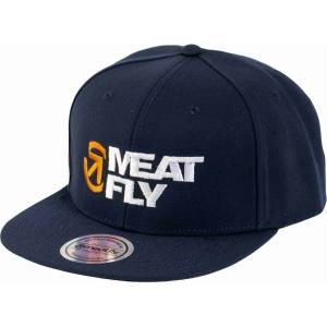 Meatfly шапка с равна козирка Ness Snapback Petrol / White Revital | Бяла | Размер Meatfly | Byal | МЪЖЕ | ЕДИН РАЗМЕР
