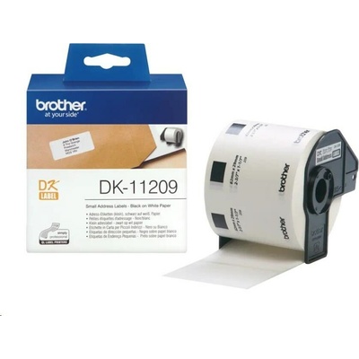 Brother DK-11209, 29mm x 62mm, biela, originálna papierová role