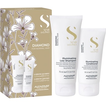 ALFAPARF Milano Semi di Lino Diamond Minisize Kit комплект за пътуване за сияен блясък