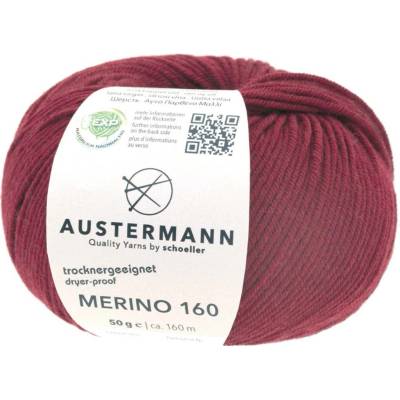 Pletací příze Austermann Merino 160 EXP Barva: 255 WEIN