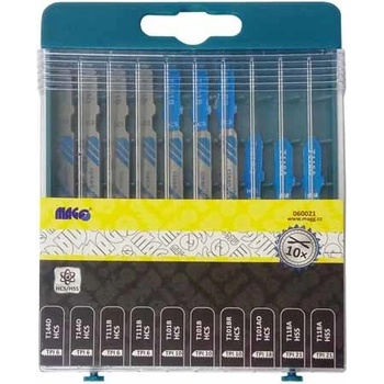 Magg Sada plátků do přímočaré pily 10 ks 060021