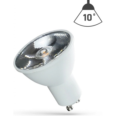 Spectrum LED žiarovka GU10 230V 6W teplá biela so šošovkou, WOJ14103