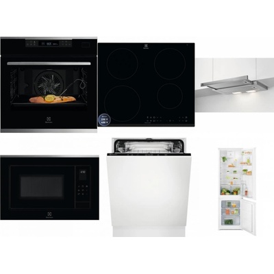 Set Electrolux KOBCS31X + LIR60433B + LFP326S + LMS4253TMX + EEA27200L + LND5FE18S