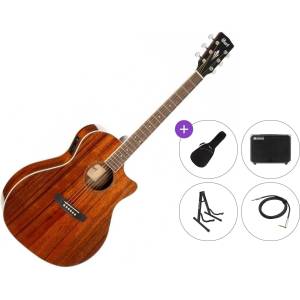 Cort GA-DAO Premium SET Natural Електро-акустична китара Джъмбо