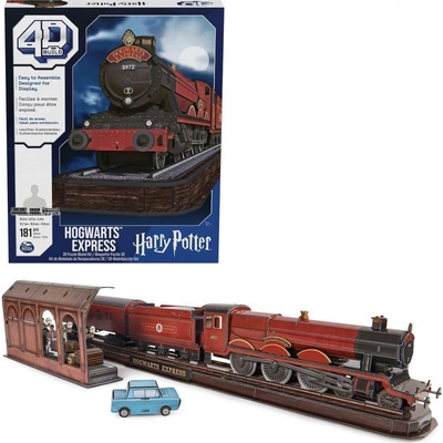 4D BUILD 3D Puzzle Harry Potter: Bradavický Expres 181 ks – Zbozi.Blesk.cz