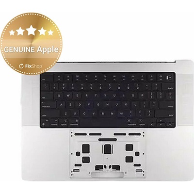 Horný rám klávesnice pre MacBook Pro 16", A3403 (2024), s klávesnicou US a batériou, Silver, 661-42824, Genuine Apple, Silver