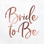 PartyDeco Салфетки - Bride to be 20 бр