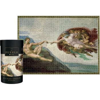 Interdruk - Puzzle Michelangelo Buonarotti: The Creation of Adam - 1 000 piese