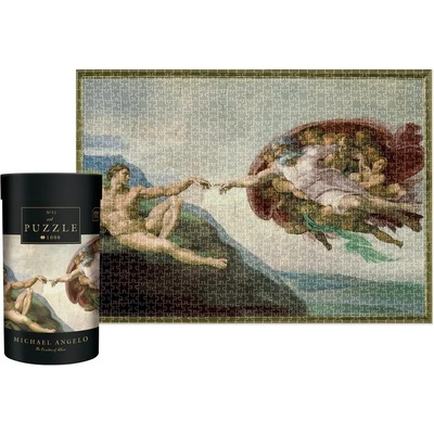 Interdruk - Puzzle Michelangelo Buonarotti: The Creation of Adam - 1 000 piese