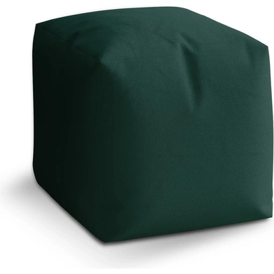 Sablio Taburet Cube Lesní zelená 2 - 50x50x50 cm