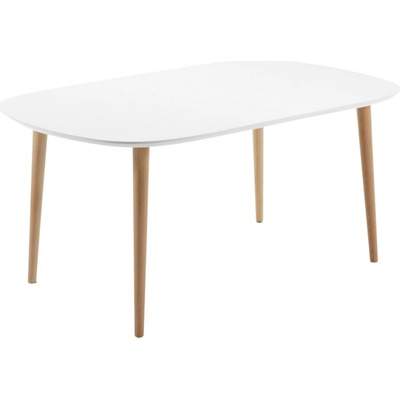 Kave Home Oqui 160 bílý lakovaný