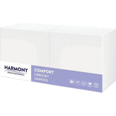 Harmony Ubrousky papírové Professional 33 x 33 cm bílé 250 ks 490187