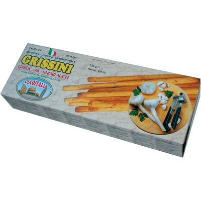 Grissini Tyčinky S Cesnakom A Olivovým Olejom 125 g