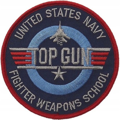 Nášivka textilní 101 Inc Top Gun Fighter Weapons School - barevná