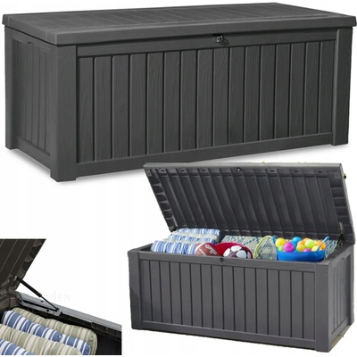 Keter Rockwood 570 l 155 x 72,4 x 64,4 cm grafit