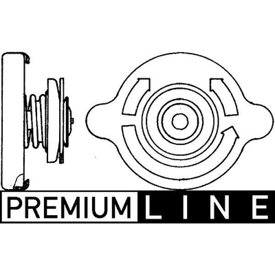 Uzavírací víčko, chladič MAHLE CRB 17 000P (CRB17000P)