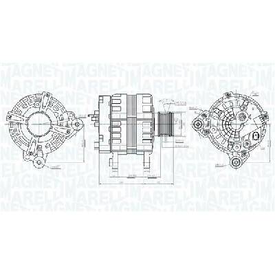 Alternátor MAGNETI MARELLI 063736193010