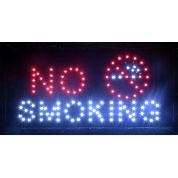 Image 1 of HooToo LED светеща рекламна табелa - NO SMOKING, движеща се