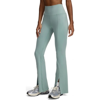 Under Armour MERIDIAN KICK FLARE PANTS W zelené 1386623-348