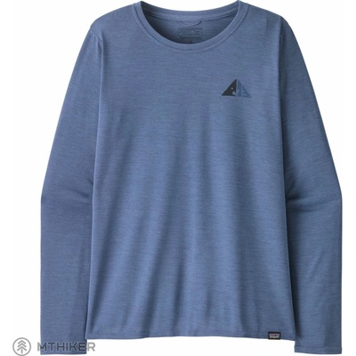 Patagonia L/S Cap Cool Daily Graphic Shirt Lands dámske tričko driftways: current blue X Dye