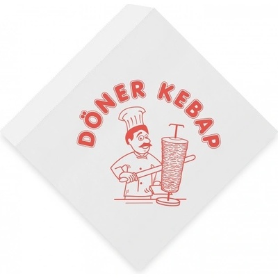 SAHM Vrecká na kebab 16x16 cm 100006906