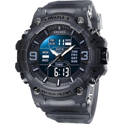 SMAEL Часовник smael tr-29449 - Прозрачен / Сив kp29449 (tr-29449)