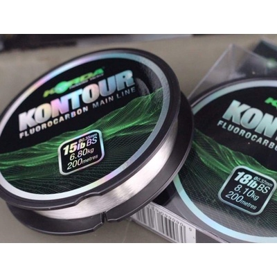 Korda Kontour Fluorcarbon 200 m 0,35 mm 15 lb