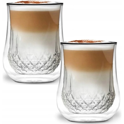 Design Poháre na kávu a čaj Vialli 2 x 300 ml