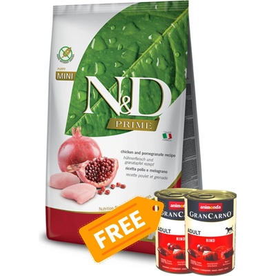 N&D GF Dog Puppy Mini & Medium Chicken & Pomegranate 12,0 kg
