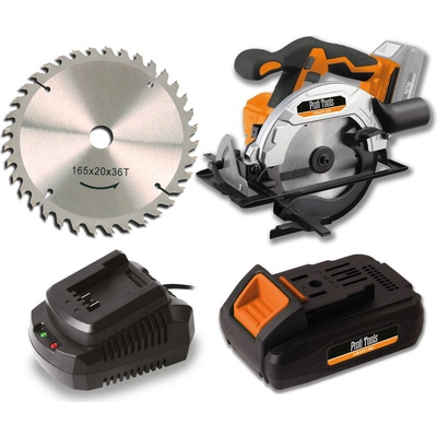 Profi Tools AKU M0Y-KT01-18 SET (AKU batéria 2Ah + rýchlonabíjačka + pílový kotúč 36z)