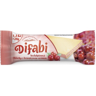 Diafabi oblátka brusnicová 25 g