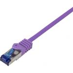 LogiLink Patch cable S/FTP Cat. 6a 1.5m, Purple, Flex, C6A049S (C6A049S)