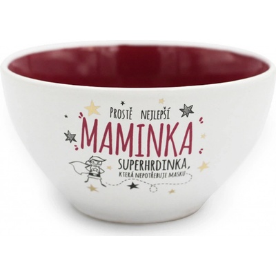 Nekupto Dárkové centrum Keramická miska Nejlepší maminka 13 x 6,5 cm