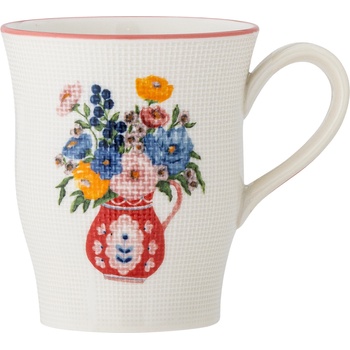 Bloomingville Чаша халба Dorothy 310 мл бяло-червена (82061690)