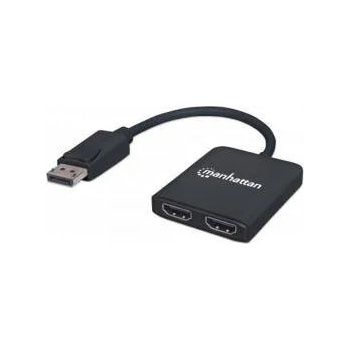 Manhattan Video splitter MANHATTAN 152716, MST, DP to 2 x HDMI, 4K UHD, 152716