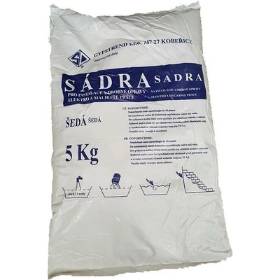 Sádra stavební šedá Kittfort 5 kg
