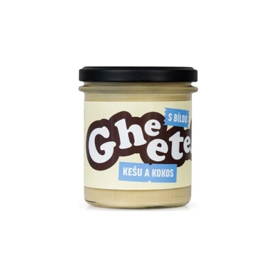 České Ghíčko Gheetella Kešu & kokos s bílou čokoládou 320 g