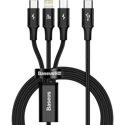 Baseus 79101 RAPID 3IN1 20W USB-C USB-C / Lightning / micro USB, 1,5m