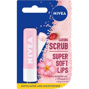 Nivea Пилинг за устни Rosehip Ексфолиант за устни 4, 8gr